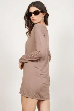 Tobi Love My Way Long Sleeve Mini Dress -
