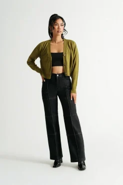 Tobi Love Song Crop Cardigan -