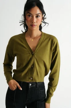 Tobi Love Song Crop Cardigan -