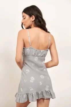 Tobi Love That I Gave You Floral Skater Mini Dress -