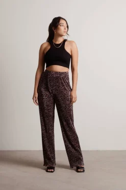 Tobi Love You Zebra Print Pants -