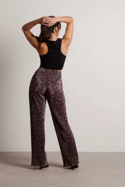 Tobi Love You Zebra Print Pants -