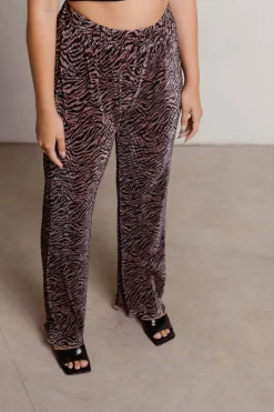 Tobi Love You Zebra Print Pants -