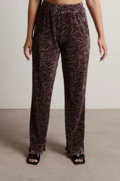 Tobi Love You Zebra Print Pants -