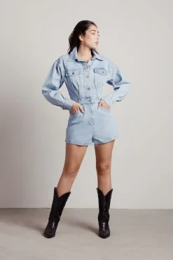 Tobi Luisa Long Sleeve Romper -
