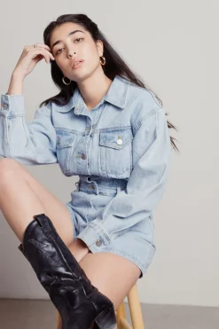 Tobi Luisa Long Sleeve Romper -
