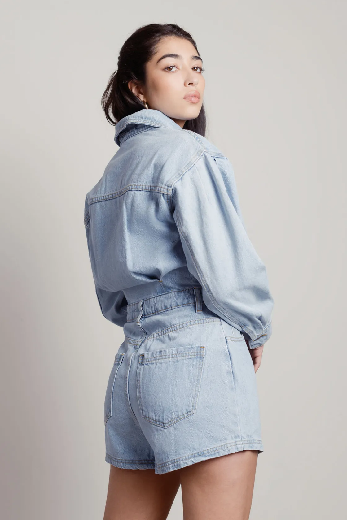 Tobi Luisa Long Sleeve Romper -