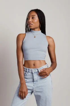 Tobi Lunachi Crop Top - Sage