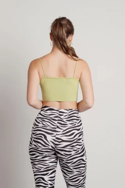Tobi Lunya Crop Top - Kiwi Green