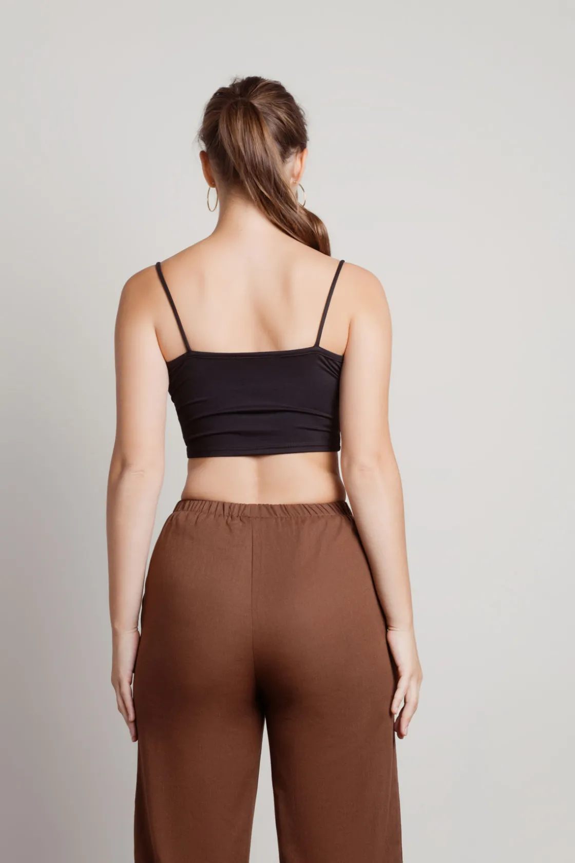 Tobi Lunya Crop Top - Kiwi Green