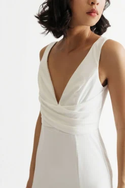 Tobi Lupita Sleeveless Bodycon Slit Maxi Dress