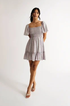 Tobi Make It Better Floral Skater Mini Dress -
