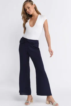 Tobi Make Me Dance Flared Pants - Navy