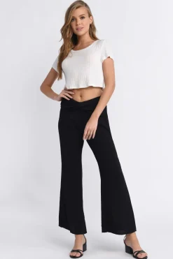 Tobi Make Me Dance Flared Pants - Navy
