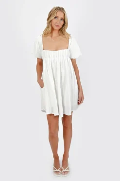 Tobi Marcelle Open Back A-line Mini Dress -