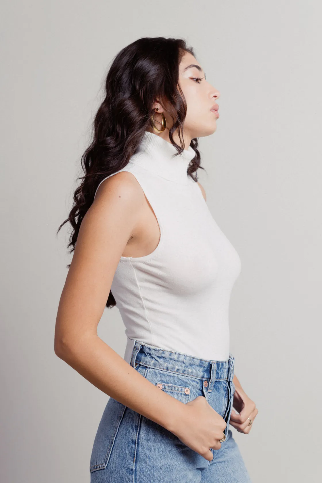 Tobi Mari Turtleneck Bodysuit -