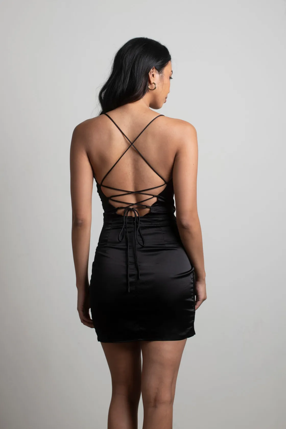 Tobi Mariella Surplice Bodycon Mini Dress