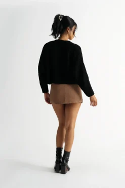 Tobi Marilyn Crop Sweater Cardigan