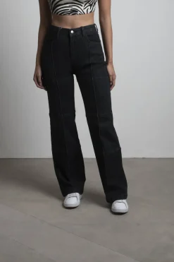 Tobi Marina Del Rey Wide Leg Jeans - Black
