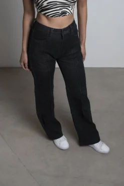 Tobi Marina Del Rey Wide Leg Jeans - Black