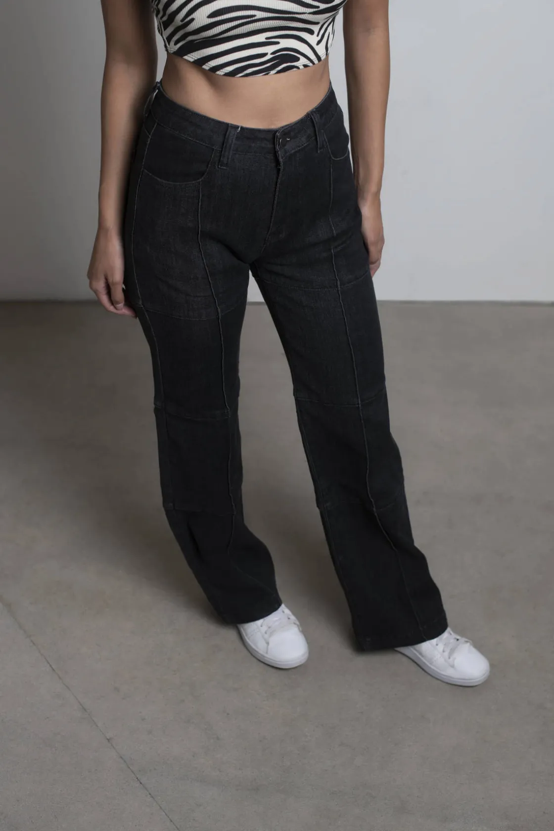 Tobi Marina Del Rey Wide Leg Jeans - Black
