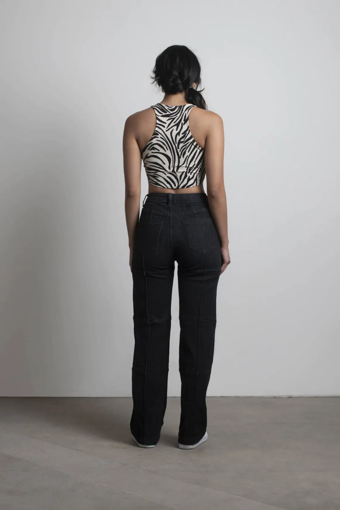 Tobi Marina Del Rey Wide Leg Jeans - Black