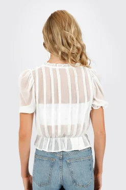 Tobi Marleigh Sheer Blouse -