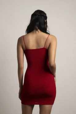 Tobi Mckenzie Glitter Bodycon Mini Dress -