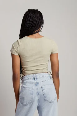 Tobi Meal Ticket Crop Top -