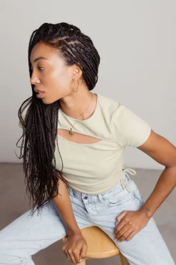 Tobi Meal Ticket Crop Top -