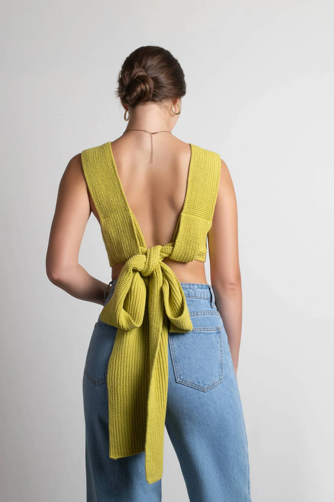 Tobi Meeko Crop Top - Bone