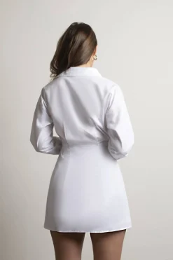 Tobi Meet You There Collared A-line Mini Dress -