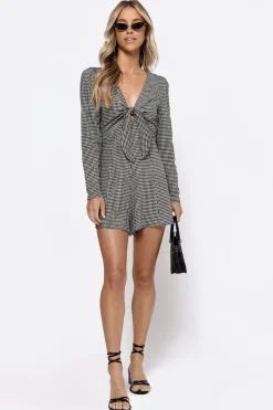Tobi Mikaela Gingham Romper -