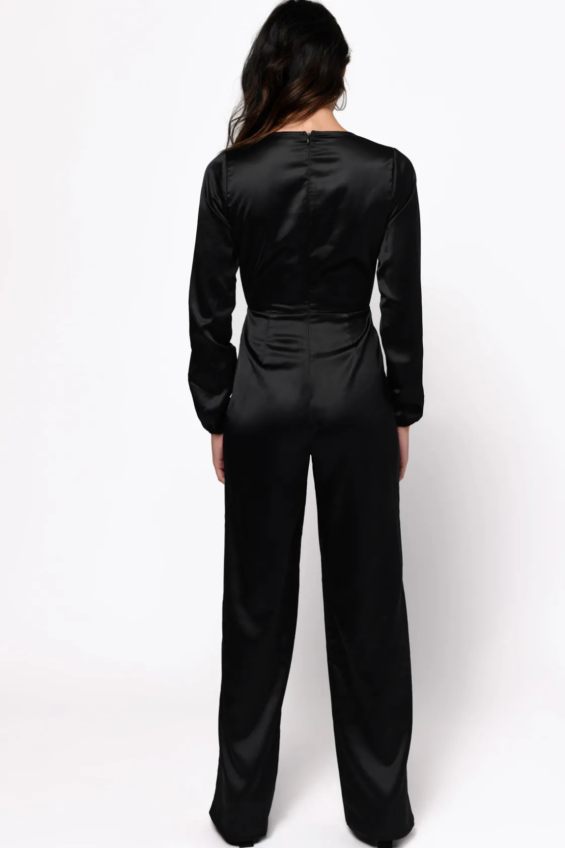 Tobi Mila Front Tie Jumpsuit - Taupe