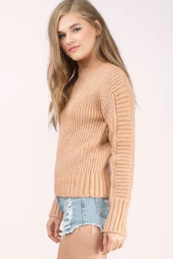 Tobi MINKPINK By The Fire Ribbed Knit Sweater -
