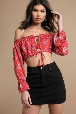 Tobi Minkpink Lucia Crop Top -