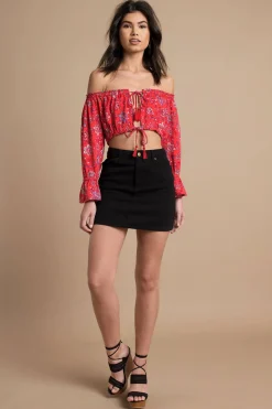 Tobi Minkpink Lucia Crop Top -