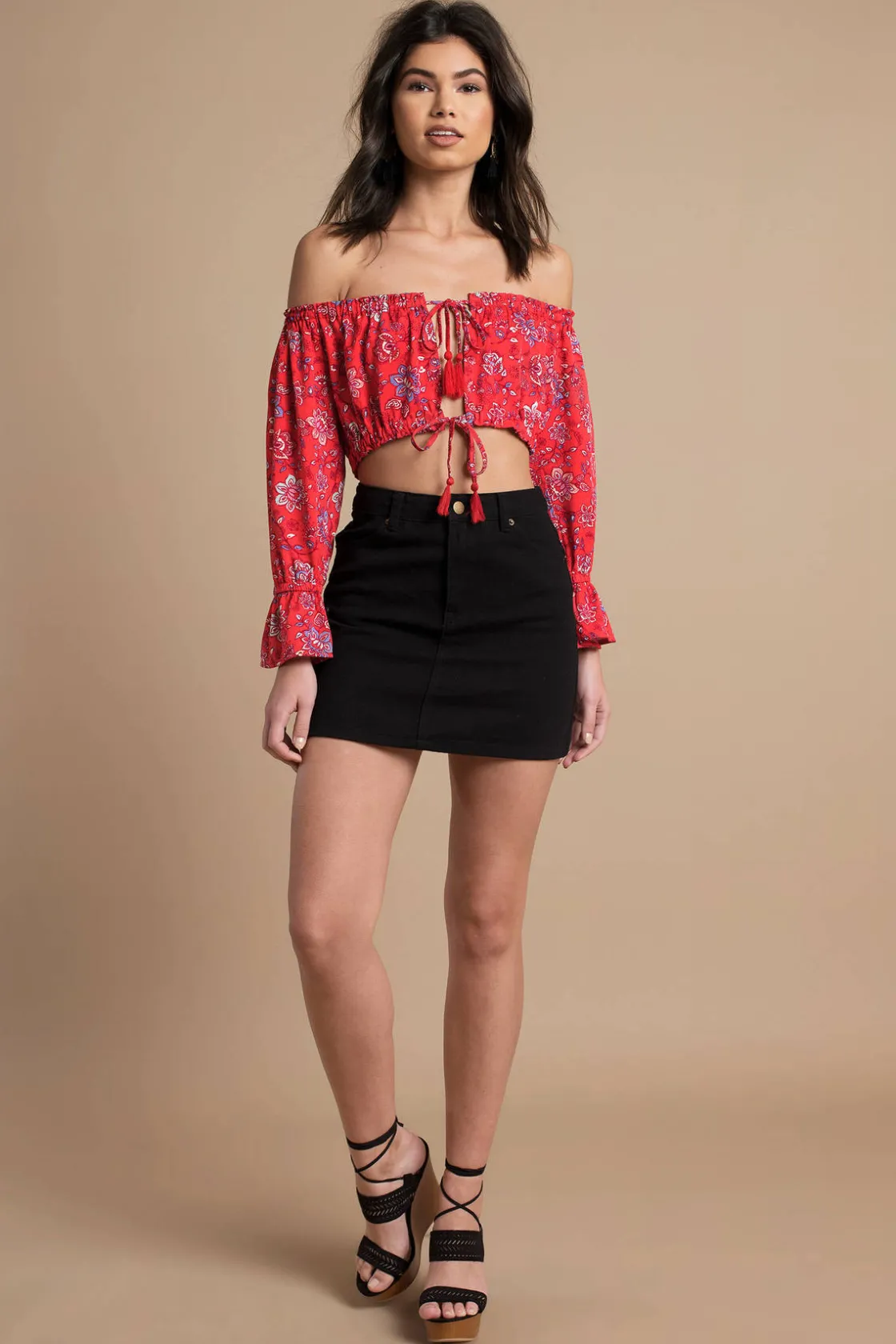 Tobi Minkpink Lucia Crop Top -