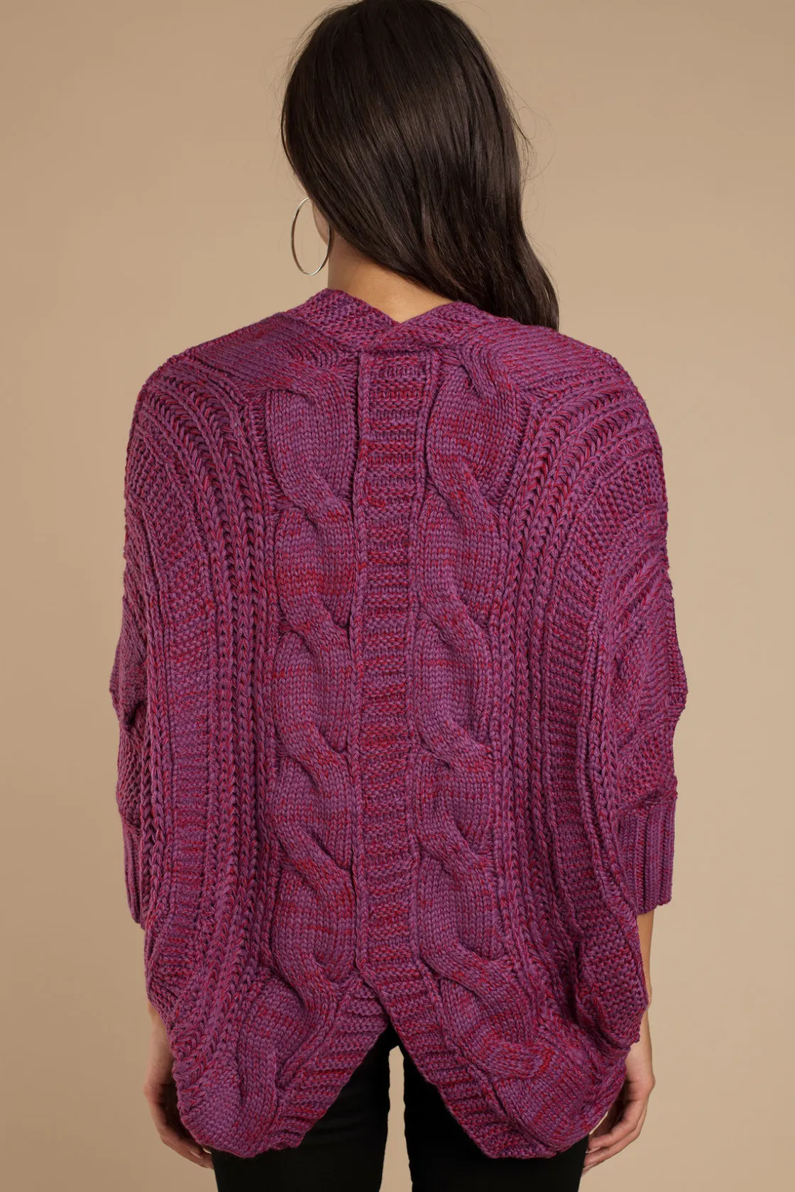 Tobi Miraval Chunky Knit Sweater - Navy