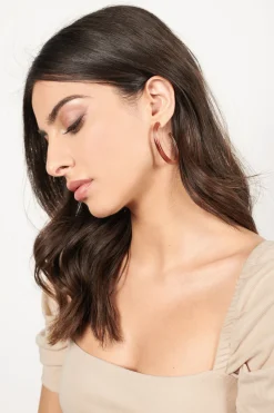 Tobi Missing You Hoop Earrings