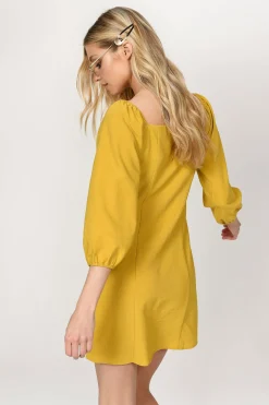 Tobi Missy Front Tie A-Line Mini Dress -