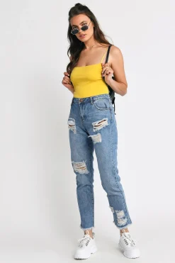 Tobi Montana Vintage Distressed Jeans -