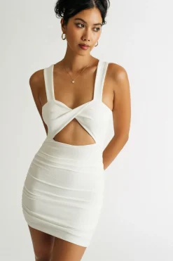 Tobi Montero Cutout Bodycon Mini Dress -