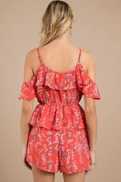 Tobi Moon River Diana Floral Blouse -