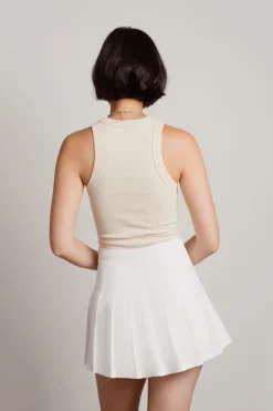 Tobi Moonball Tennis Skirt - Black