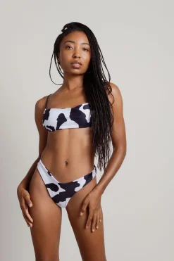 Tobi Moo-ve Over Cow Print Bikini Set -