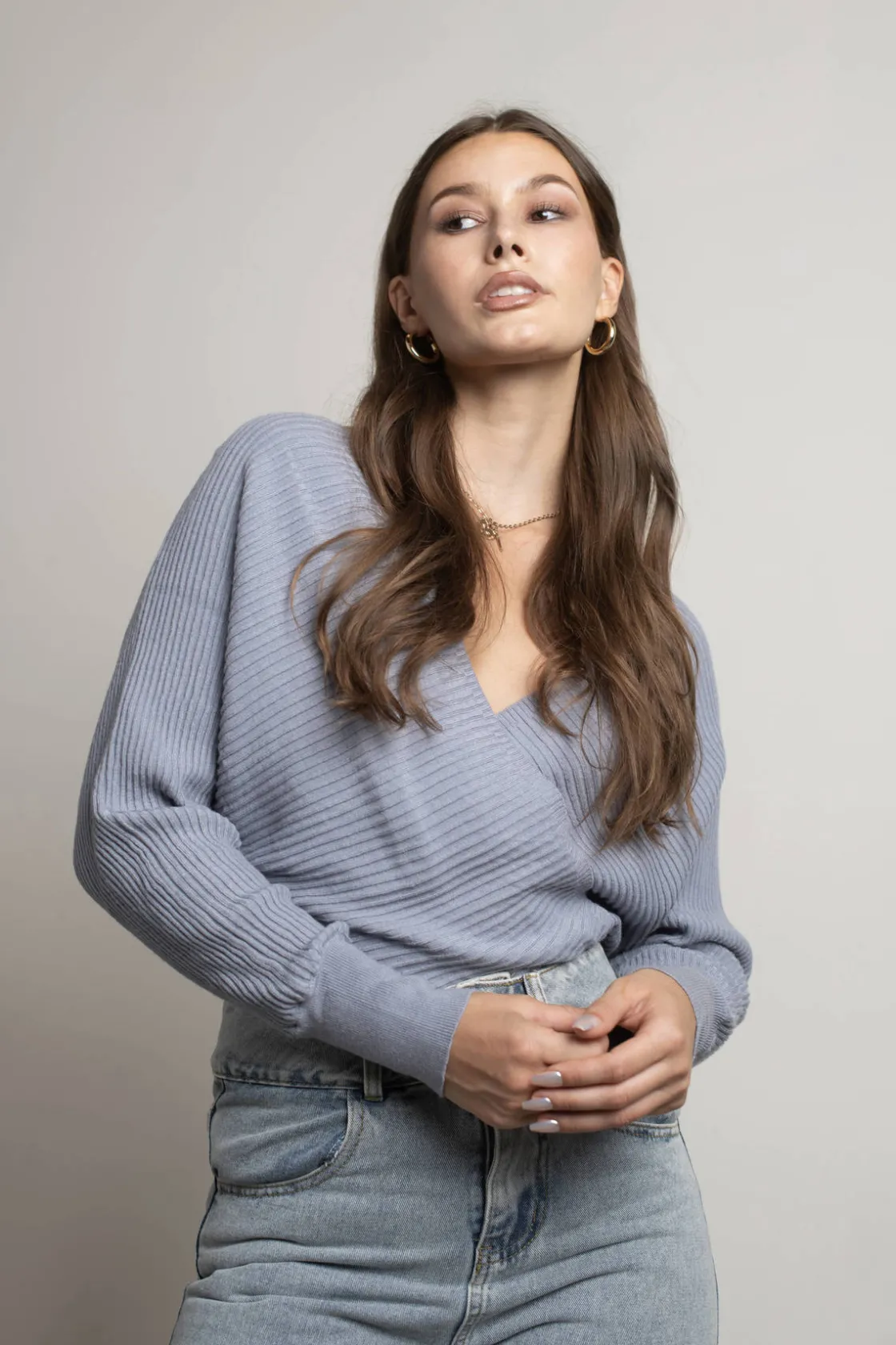 Tobi Moriah Surplice Bodysuit -