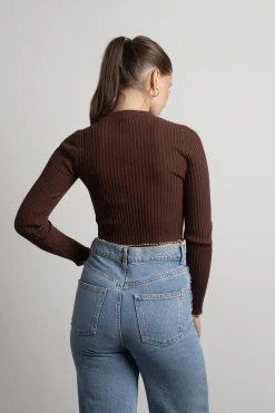 Tobi Motivate Me Cutout Sweater -