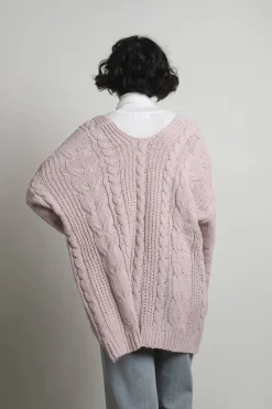 Tobi My Comfort Zone Cable Knit Cardigan -