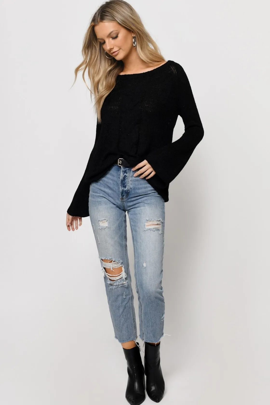 Tobi My Flare Lady Knit Sweater -